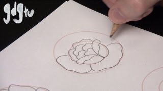 How to Draw Basic Traditional Rose Tattoo Designs by a Tattoo Aritist [upl. by Badger]