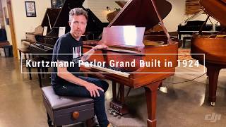 Kurtzmann Piano  Parlor Grand Piano  Built in 1924 [upl. by Amie]