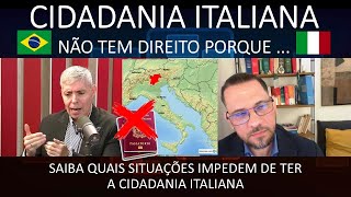 CIDADANIA ITALIANA  VOCÊ NÃO TEM DIREITO PORQUE [upl. by Cestar]