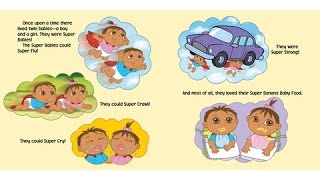 dora he explorer super babies book read by oscars daddy [upl. by Acceber]