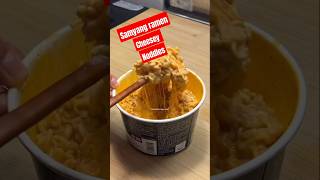 Samyang ramen spicy cheesy noodles recipe easy to make noodles asmr noodlesrecipe [upl. by Willy105]