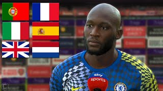 Romelu Lukaku Speaking 6 Different Languages [upl. by Rufus176]