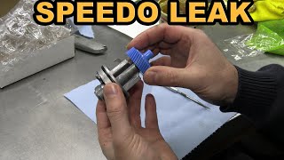 How To Fix a Speedometer Gear Leak [upl. by Maurizio]