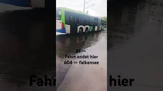 Ausfahrt vom X1 nach Fahrt endet hier und 604 nach falkensee [upl. by Latona]