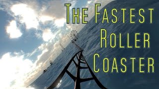 Fastest Roller Coaster floating on the water 2D version [upl. by Joshia]