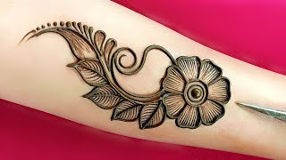 New stylish front hand mehndi design  Easy mehndi  Simple mehndi design  Mehndi designs  Mehndi [upl. by Immac]