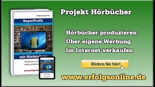 mp3HörbuchDownload  legal und kostenlos selber produzieren mit »Super Profit mit Hörbüchern« [upl. by Adrell947]