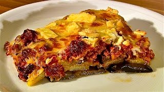 MoussakaMoussaka LasagneAuberginen LasagneAuberginen Auflauf [upl. by Nueovas]