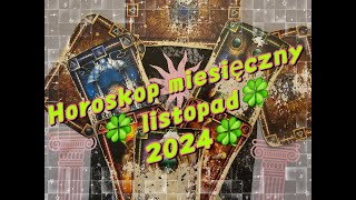 Waga skorpion strzelec Horoskop miesięczny listopad 2024r [upl. by Ylrak]