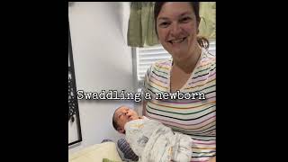 How to swaddle a newborn baby [upl. by Franny93]