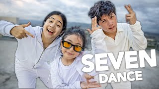 SEVEN  Jungkook Siblings Dance  Ranz and Niana ft Natalia [upl. by Porcia]