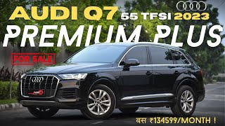 Audi Q7 55 TFSI Premium Plus 2023 at SHOWROOM condition for sale  🔥 Brand New Car at MS motor India [upl. by Naujled]