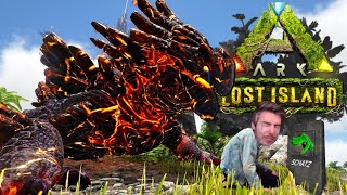 ARK LOST ISLAND 26  Die HÖHLE des EXPLODIERENDEN MAGMASAURUS amp mein SCHATZ  😭  LP Ark Deutsch [upl. by Doehne]