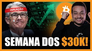 BITCOIN VAI ROMPER OS 30K NESSA SEMANA ⚠️ [upl. by Standley]