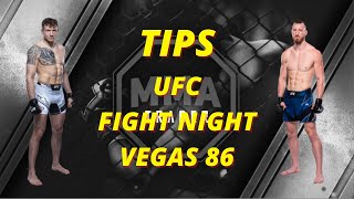 MELHORES APOSTAS PARA O UFC FIGHT NIGHT VEGAS 86  JACK HERMANSSON VS JOE PYFER [upl. by Pippas]