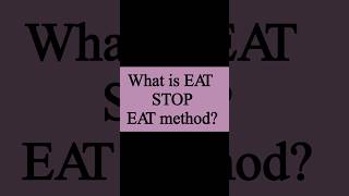 EAT STOP EAT [upl. by Keverian]