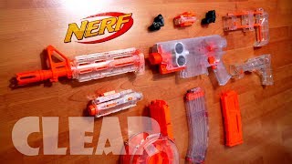 NERF CLEAR STRYFE  Worker Swordfish Blaster [upl. by Butler367]