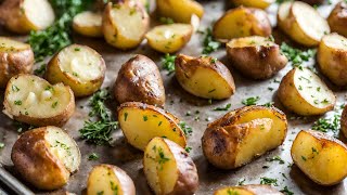 Crispy amp Fluffy Roasted Potatoes Recipe [upl. by Verner]