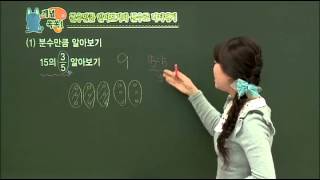 초등 수학 개념잡기  06강 분수 이해하기 001 [upl. by Htidirrem]