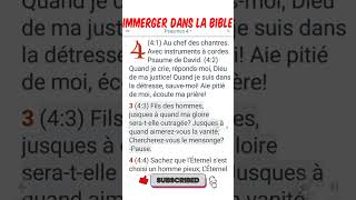 PSAUME 4 QUAND JE CRIE REPONDS MOI DIEU DE MA bible psaumes édification délivrance jesus [upl. by Ignaz]