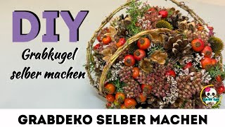 Allerheiligengesteck selber machen  Grabkugel [upl. by Barayon115]