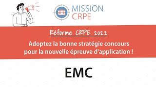 CRPE2022 Sujets Zéro  Découvrez la nouvelle épreuve dapplication en EMC 🔍 [upl. by Aliahkim]