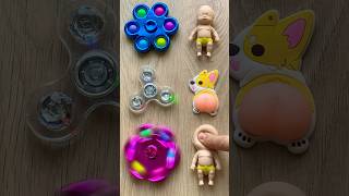 Squishy Corgi Fidgets Fun satisfying squishy corgi fidget funny shorts [upl. by Hadeehuat509]