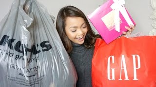 HUGE Black Friday Haul  Cyber Monday DEALS  Kohls AdoreMe GAP Lancome Express  Charmaine Dulak [upl. by Hillard763]