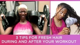 3 Tips for Fresh Clean Locs During amp After Your Workout [upl. by Anitsirk631]