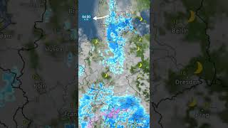 ❗ Unwetterwarnung Tief QUIRINA sorgt für sehr viel Regen und steigende Hochwassergefahr [upl. by Laufer526]