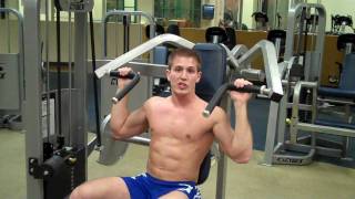 How To Overhead Press Cybex [upl. by Dnaltiak425]