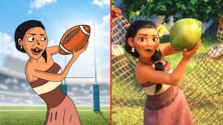 Moana Songs Funny Drawing Meme 😂 Try Not to Laugh 😂 [upl. by Eusoj782]