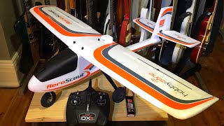 EFlight AeroScout S2 11m RTF Unboxing and Assembly Best first plane  new rcplane rc best [upl. by Prager]