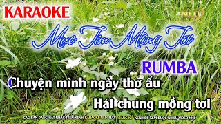 Karaoke  Mực Tím Mồng Tơi Rumba  Tone Nam  NLD Media [upl. by Saxe139]