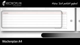 Kalendereinlagen Chronoplan A4 Jahr 2016 50706 [upl. by Tedi124]