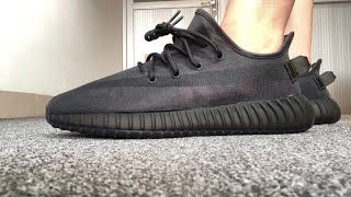 Legit CheckAdidas Yeezy Boost 350 V2 Mono Cinder HD On Feet [upl. by Renick]