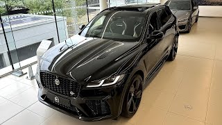 2024 Jaguar FPace SVR P550 in Santorini Black  Interior and Exterior 4K HDR [upl. by Chin]