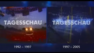 SF DRS  Tagesschau Intro 1992–2005 beide Versionen [upl. by Leikeze]