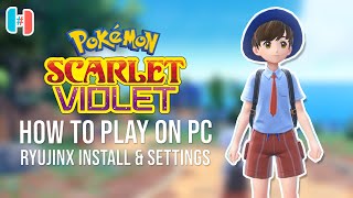 How to play Pokemon Scarlet amp Violet on PC  Ryujinx install and settings [upl. by Ydissac]