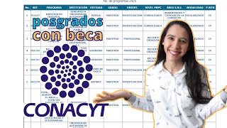 ¿Cuáles son los posgrados con beca CONACYT  TUTORIAL PADRÓN PNPC CONACYT  MAESTRÍAS BECA NACIONAL [upl. by Dawaj191]