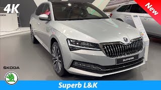 Škoda Superb LampK 2022  FIRST Look in 4K  LUXURY Exterior  Interior details [upl. by Thurston788]