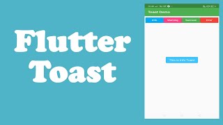 Awesome Flutter Libraries  Flutter Toast [upl. by Bourque890]