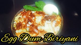 Easy egg dum biriyaniegg biriyanieasy recipeArt of cooking [upl. by Rehptosirhc]