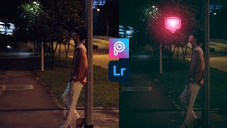 Picsart Tutorial  NEON OBJECT PORTRAIT  FREE PRESET [upl. by Bajaj939]