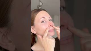 Slimmer nose lymphatic drainage massage technique [upl. by Lalat]