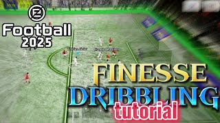 🔥Finesse Dribble Skill Tutorial in eFootball 2024 Mobile  Classic  Touch amp Flick [upl. by Garey]