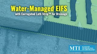 Water Managed Drainable EIFS [upl. by Codee]