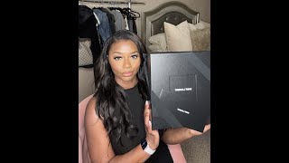 2023 YSL Opyum Patent Leather Sandals Unboxing and Initial Review  Designer Heel Review [upl. by Clorinda]