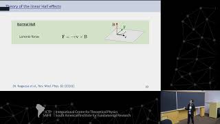 Thaís Victa Trevisan  Nonlinear Hall effect induced by a quantum metric dipole [upl. by Etra]