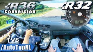 415HP VW Golf R32 SUPERCHARGED 36 VR6  TVS ENGINEERING  280kmh on AUTOBAHN by AutoTopNL [upl. by Einberger932]